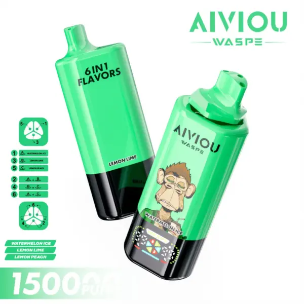 Waspe 150000 Puffs Disposable Vape 6 in 1 Flavors EU Warehouse