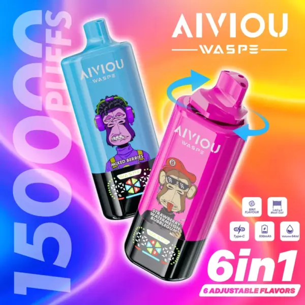 Waspe Aiviou 150k 6 in 1 Flavors E Cigarette