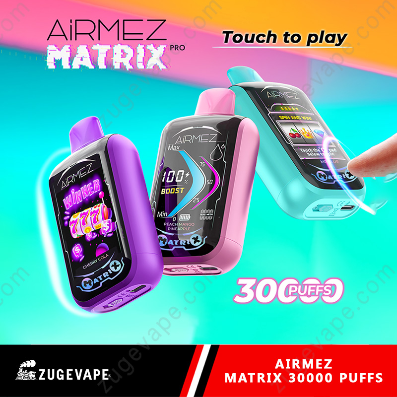 Airmez Matrix Pro 30000 Puffs β Touch Pad 30k Vape (EU Warehouse)