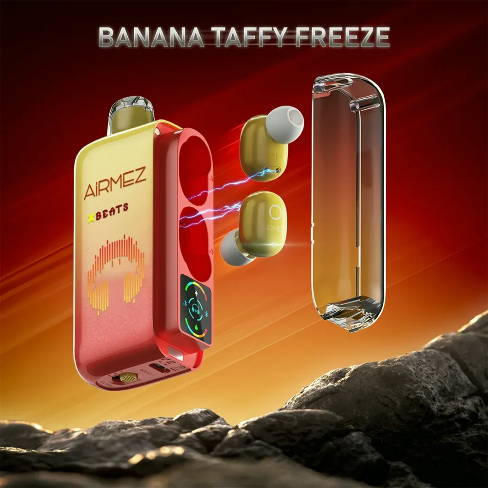 Airmez Xbeat 40000 40K Puffs | Vape With Smart Earbuds | TWS Vape