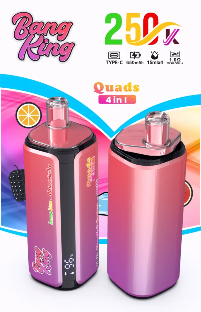 Bang king 250000 250k Puffs | Bang 250k 4 in 1 Flavors | New Vape
