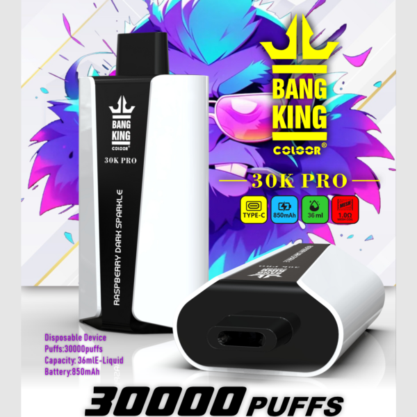 Bang King 30000 PRO 30k puffs Disposable Vape