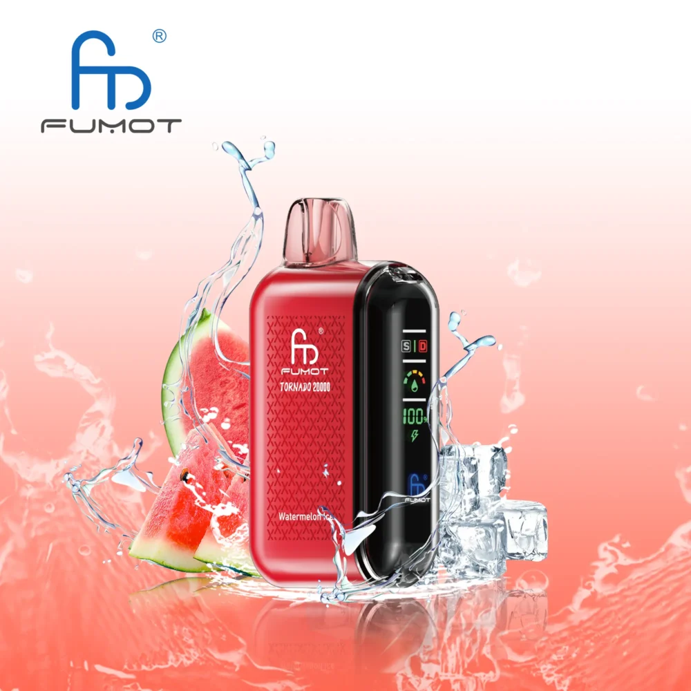 Fumot Tornado 20k 20000 Puffs Disposable Vape LED Display EU Warehouse