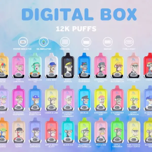 Fumot Digital Box 12000 Puffs – Disposable Vape – second view