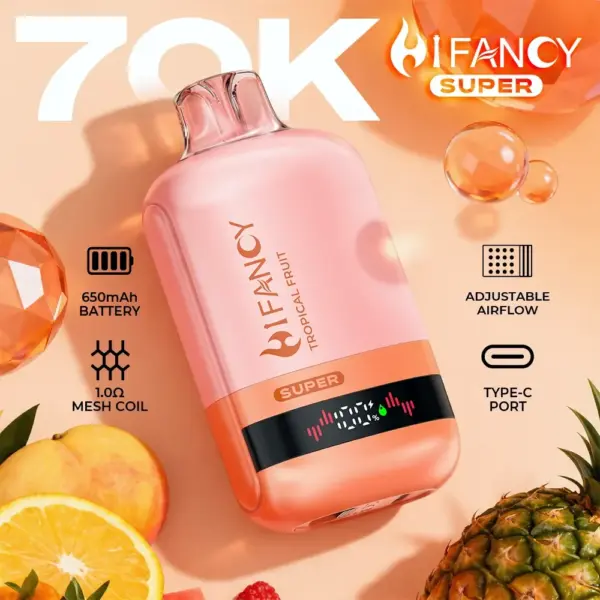 HIFANCY SUPER 70K ( 70000 Puffs ) – Disposable Vape