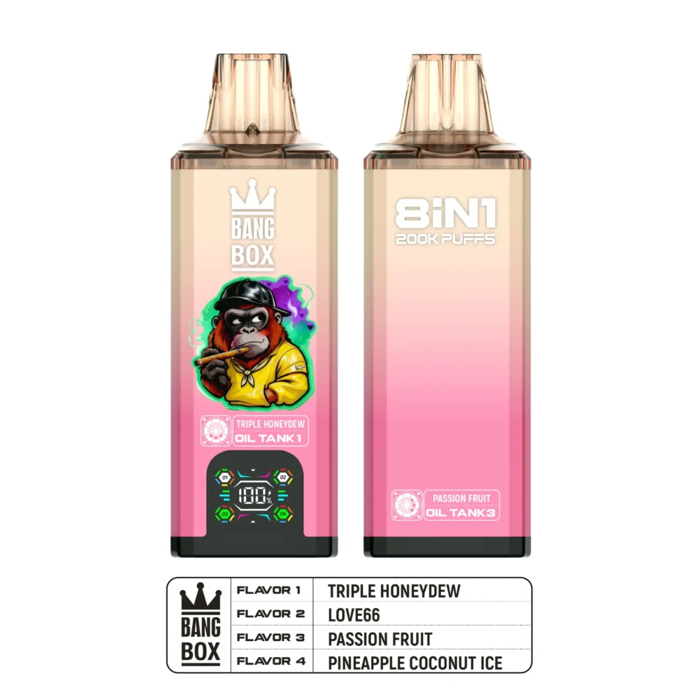 Bang Box 200k Puffs Disposable Vape 8 in 1 Flavors E Cigarette