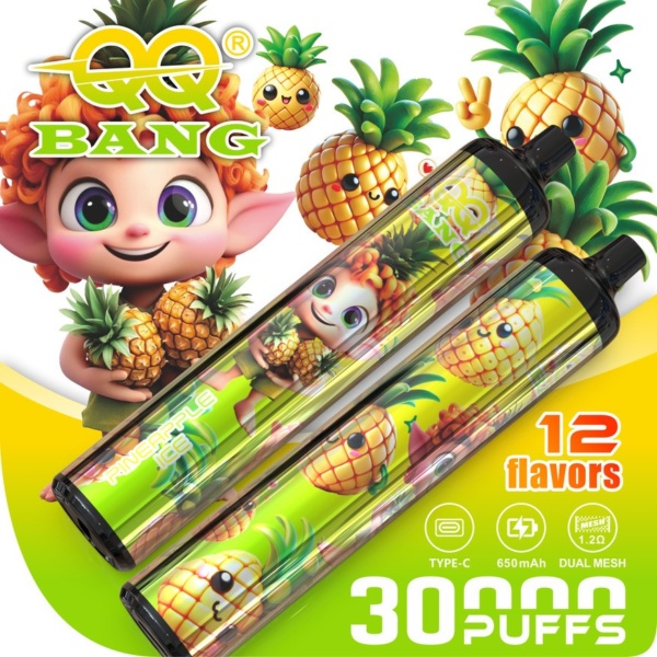 QQBANG 30000 Puffs Vape – 30K Disposable Vape | 1.2Ω Mesh Coil | Type-C Rechargeable | 0% 2% 3% 5% Nicotine