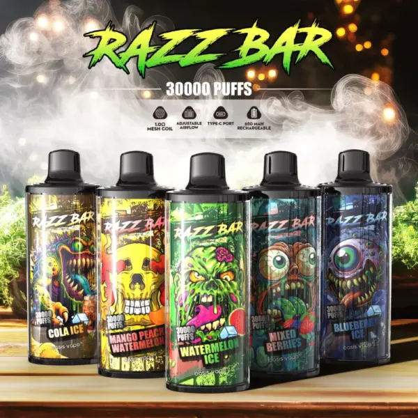 Razz Bar 30000 | Razz Bar 30k Vape Adjustable | EU Warehouse