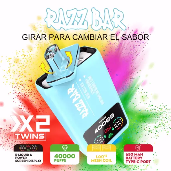 Razz Bar 40000 | Razz Bar 40K Crystal Vape | EU Warehouse