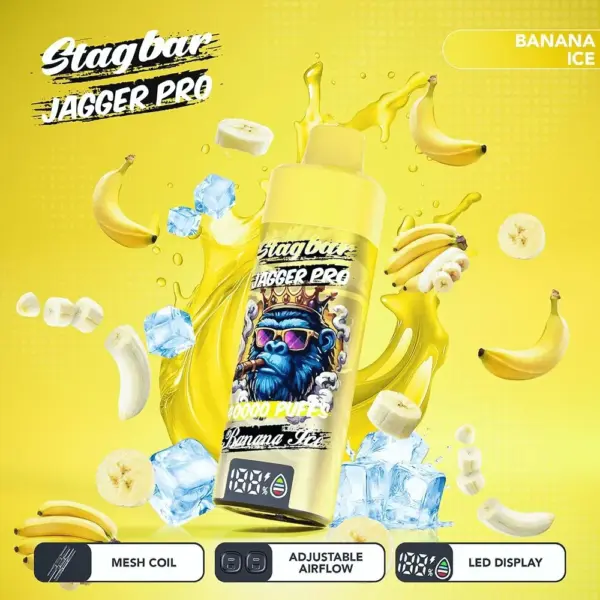 Stag Bar Jagger Pro 40000 40k Puffs | EU Warehouse | Disposable Vape