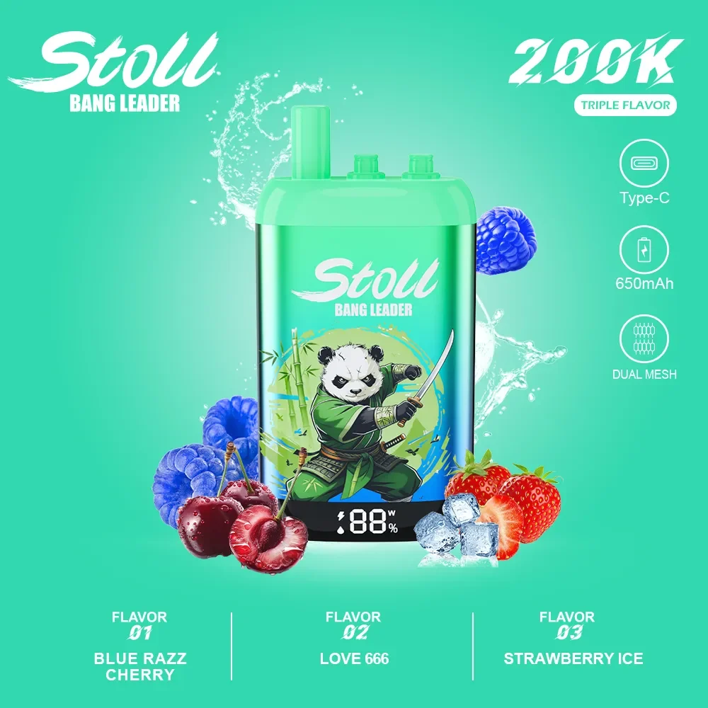 Stoll Bang Leader 200K 200000 Puffs | 3 Flavor Vape | Disposable Vape