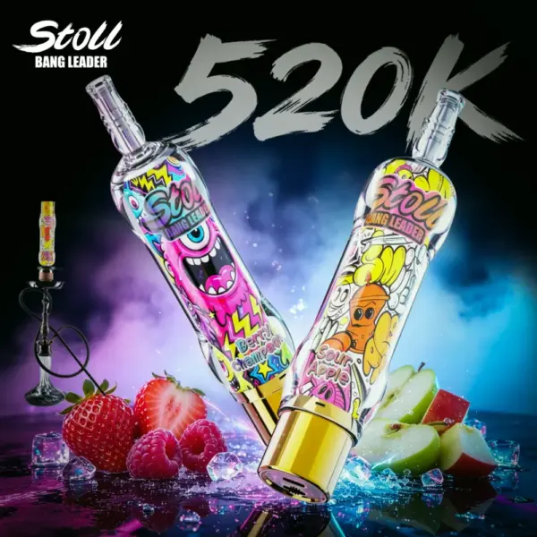 Stoll Bang Leader 520K 520000 Puffs | High-Capacity Rechargeable Vape | Disposable Vape