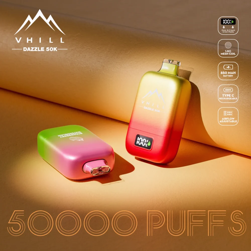 VHILL DAZZLE 50K 50000 Puffs | EU Warehouse | Disposable Vape