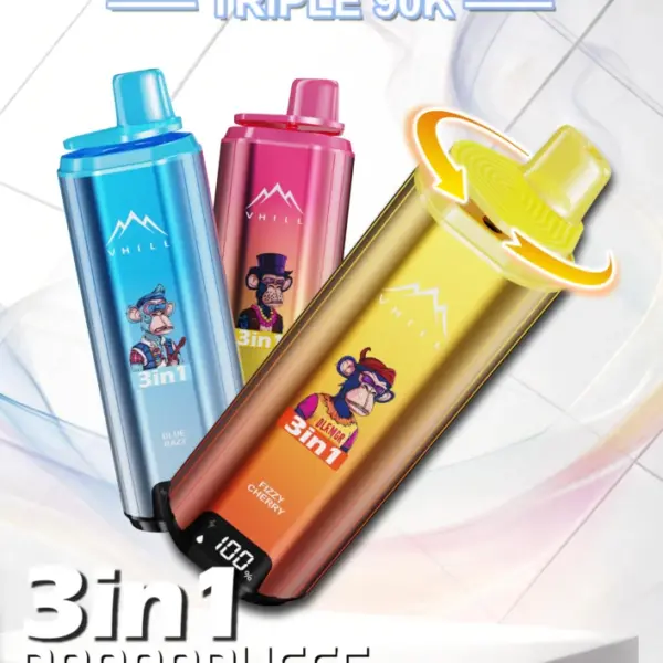 VHILL TRIPLE 90K 90000 Puffs | EU Warehouse | Disposable Vape