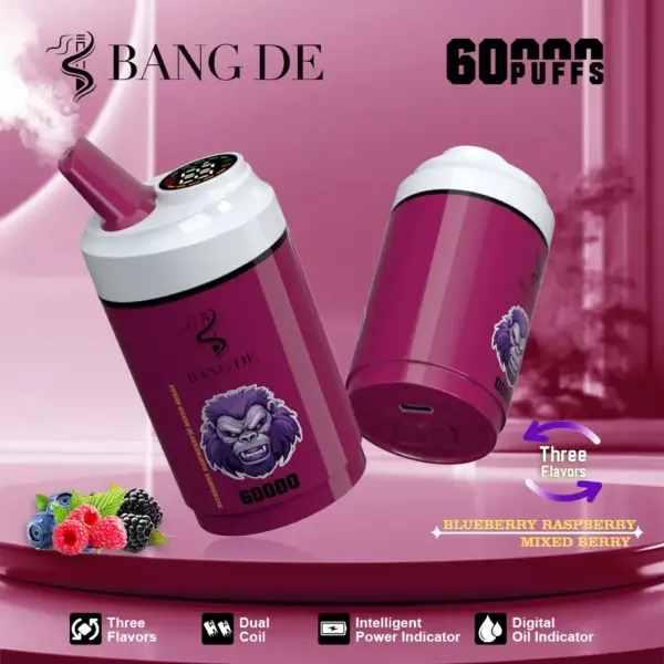 Bang DE 60000 Puffs Disposable Vape 3 IN 1 Flavors Mini