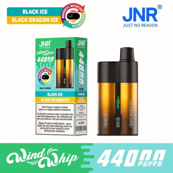 JNR Wind Whip 44000 44K Puffs | Double Gout | Adjustable Airflow Vape 
